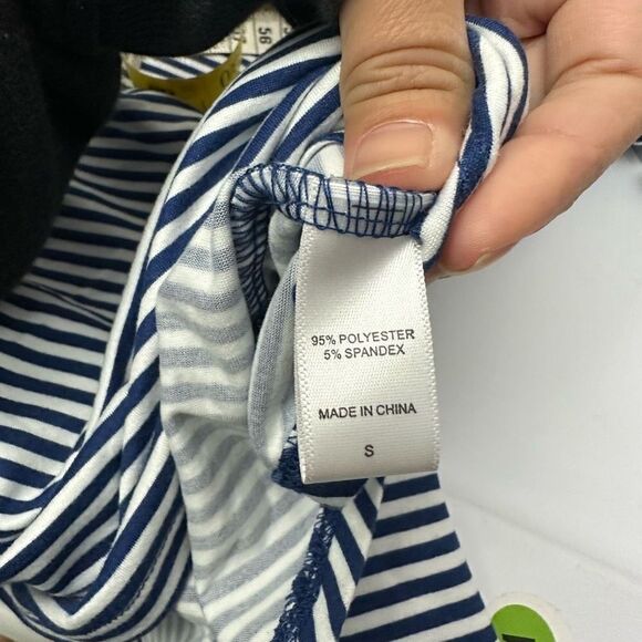 Koolaburra by Ugg 2-Piece Lounge Set Blouse & cropped pants in Navy sz Small NEW - Picture 7 of 9